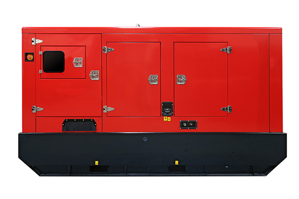 Red silent canopy for Cummins Power Generator set