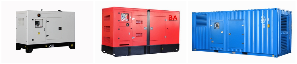 BA Power Generator sets silent type