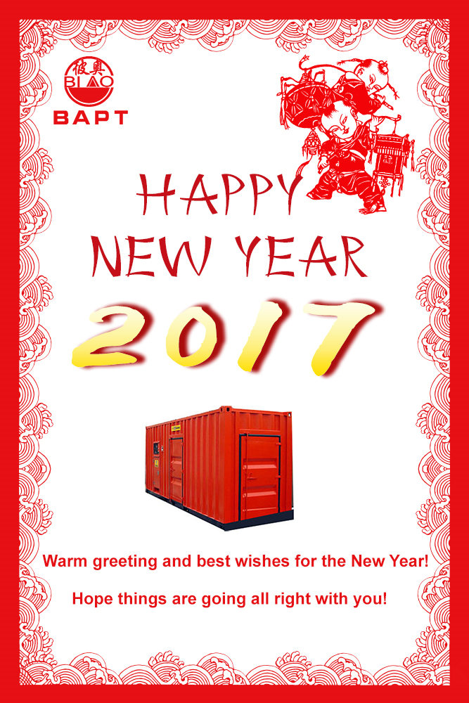 feliz año nuevo grupo electrógeno diesel