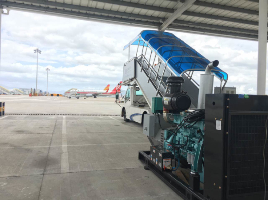 uso del generador de combustible diesel del ba 200kva en el aeropuerto de xiamen para 2017 brics xiamen